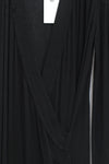 Marc Le Bihan Long Sleeve Off Shoulder Dress France MLB-2874-HEI Black